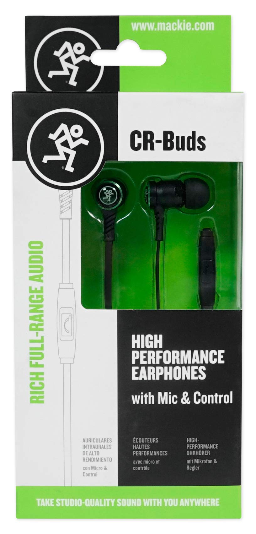 Amazon.co.jp: MACKIE マッキーハイパフォーマンスイヤホン CR-Buds
