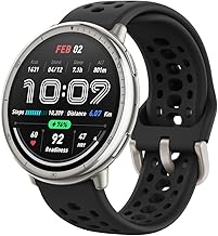 Amazfit Active 2 44mm Smartwatch 2000nit High Brightness Built-in GPS Offline Maps AI Voice Control and Sleep/Exercise Management Heart Rate Sleep Health Management 160+ Sports Modes Navigation Route