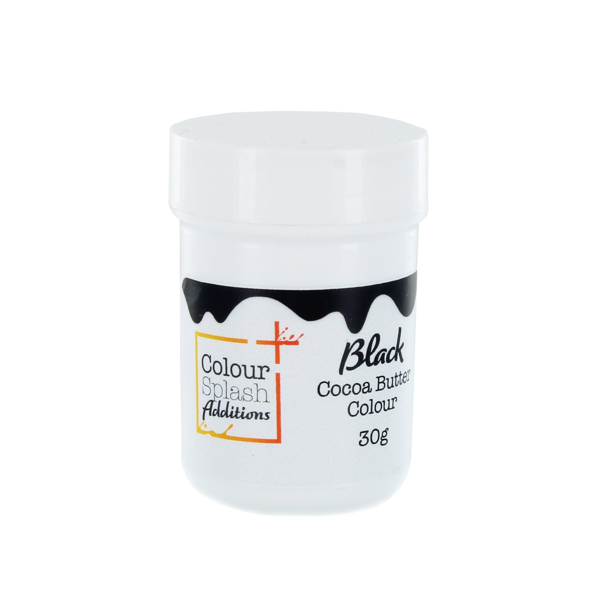 Colour Splash Additions Chocolate Colour | Black Cocoa Butter For Cake Decorations, Truffles, Chocolates | Chocolate Paint - 30g