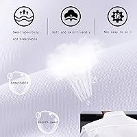 Vista 4 de Abrigo de chef unisex con bolsillos, camisa uniforme, chaqueta de chef, uniforme de verano para hotel, cocina, restaurante