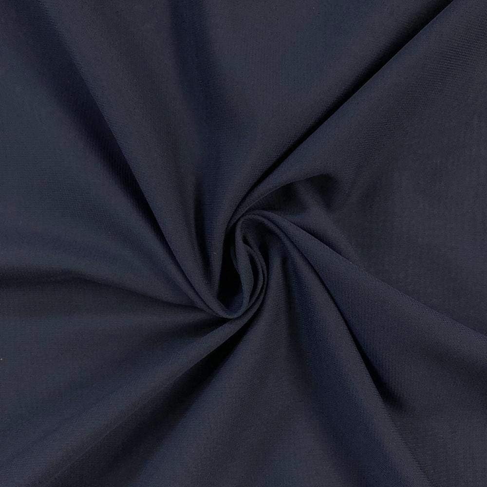 Valentina Textile Inc Solid Chiffon Fabric Polyester Dress Sheer 58/60" Wide by The Yard(10 Yard, Black)