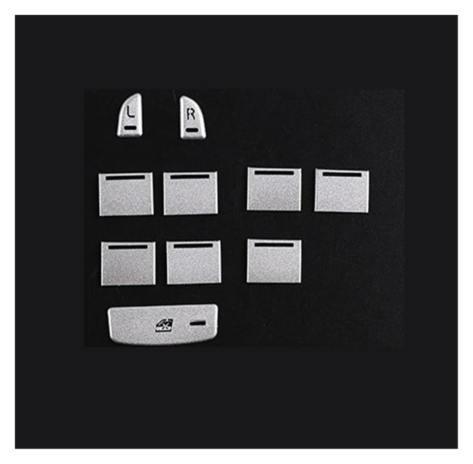 for Jaguar for XF 2012-2015 Car Central Control Gear Shift Panel Buttons Covers Stickers Trim Interior Accessories Car Interior Mouldings(Style8)