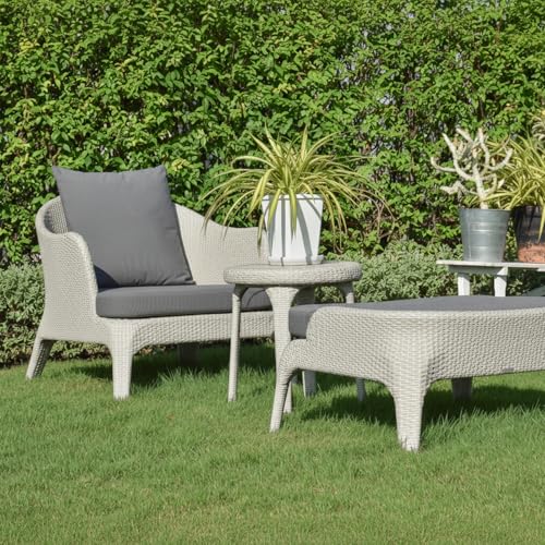 DTLLCZP 65m Kunststoff Rattan Reparaturmaterial, Flach Gewebtes PE-Rattan mit Webwerkzeug für Outdoor Möbel, Garten, Terrasse, Rattan-Stuhl, Tisch, Sitzbank Sehr langlebig, Grau meliert