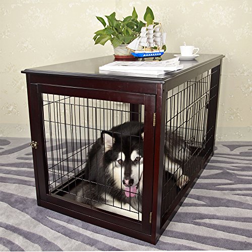 Petsfit Large Dog Cage,Pet Cage for Large Dog Under 50 lbs,Pet Cage