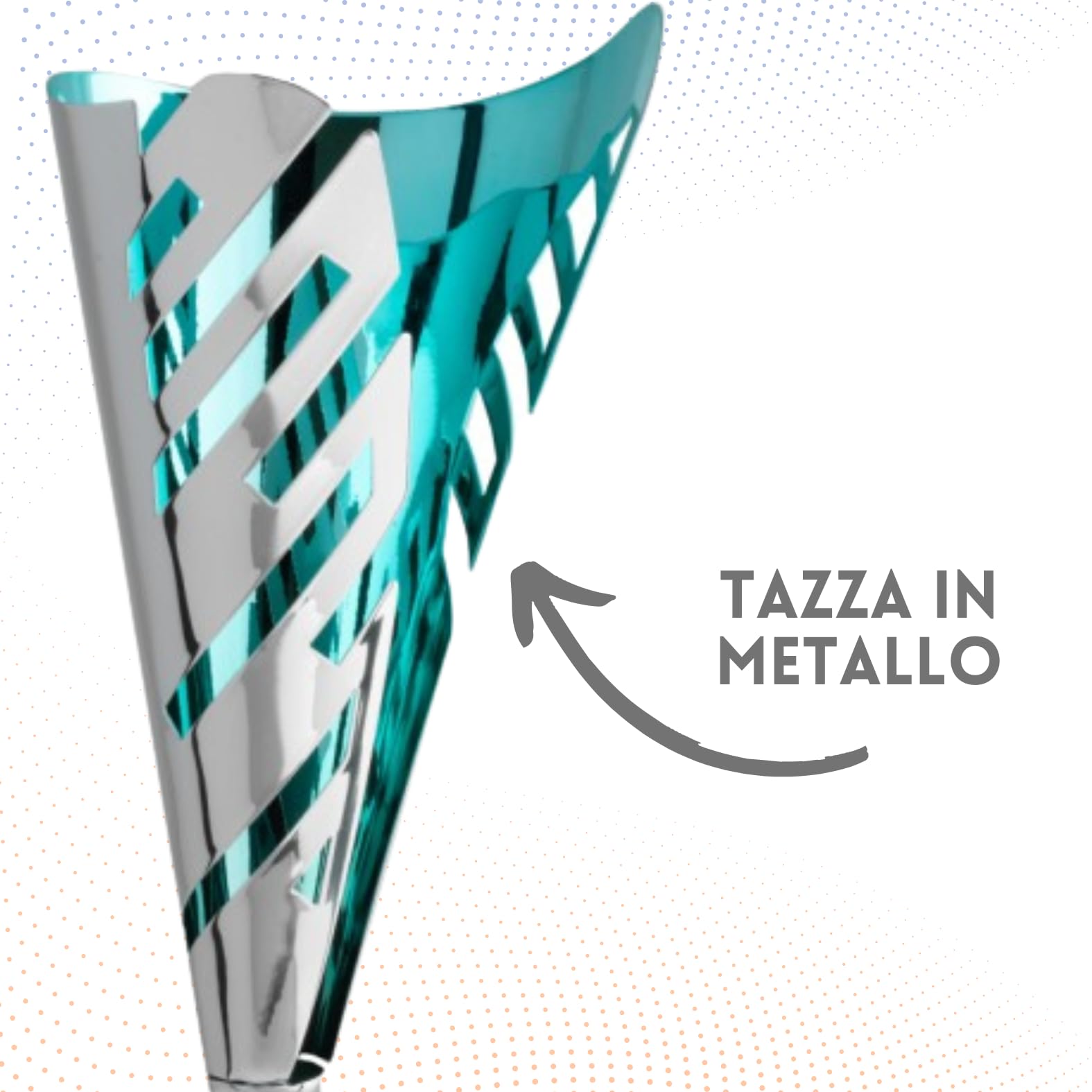 Coppa Trofeo Personalizzabile Grande in Metallo Varie Misure Calcio, Fantacalcio, Tennis, Padel, Basket Premiazioni Sportive ed Eventi con Targhetta Personalizzata cod 4.501