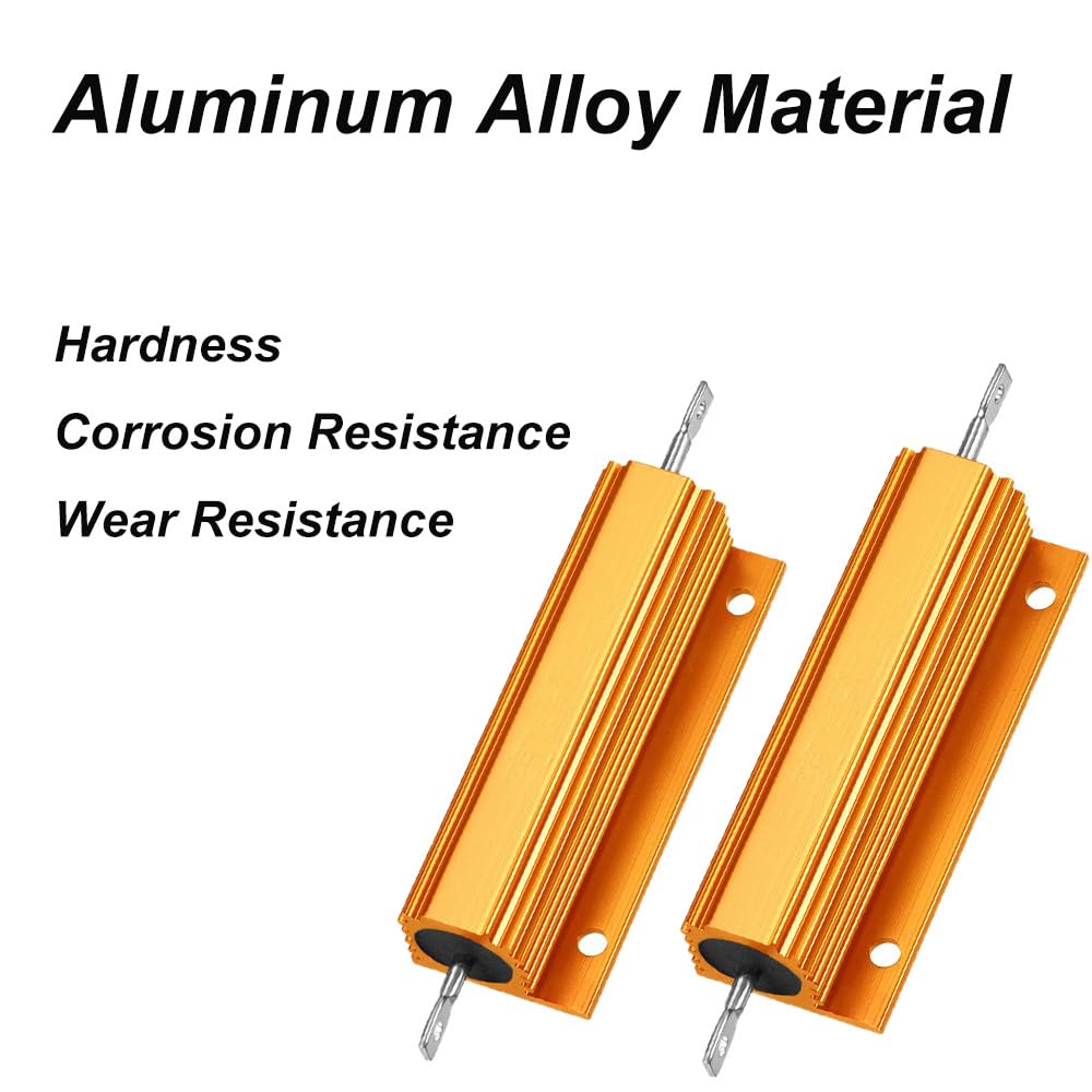 Custodia alluminio 100W 0,1 Ohm per LED sostituzione