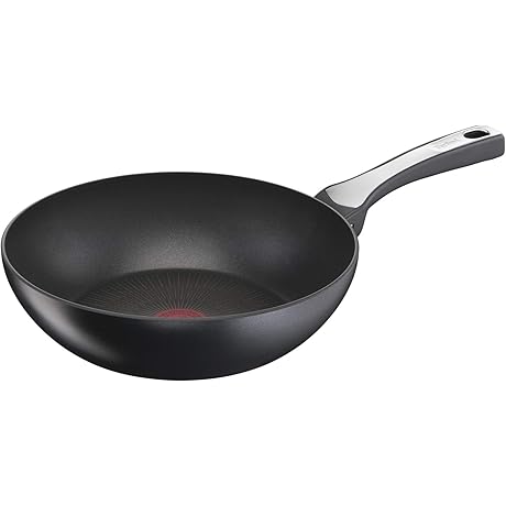 Tefal Unlimited On 28cm Wok Pan- Longest Lasting Non-stick, Suitable for Induction...