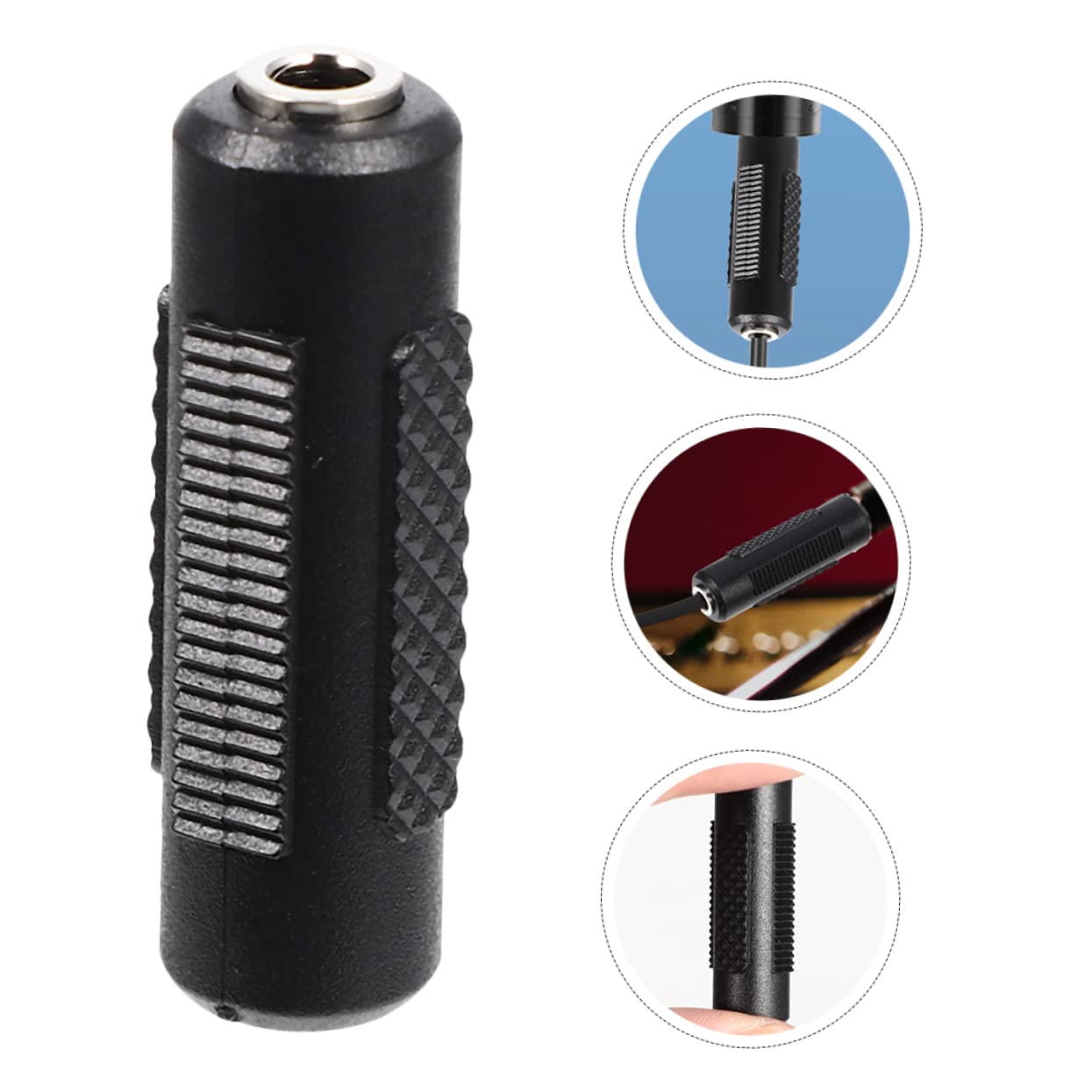 Mikikit 5 Set Di Adattatori Audio Ad Ampia Compatibilità Adattatore Stereo Da Femmina A Femmina Da 3 5 Mm Per Microfono Cuffie E Interfacce Audio 6 Pezzi*5