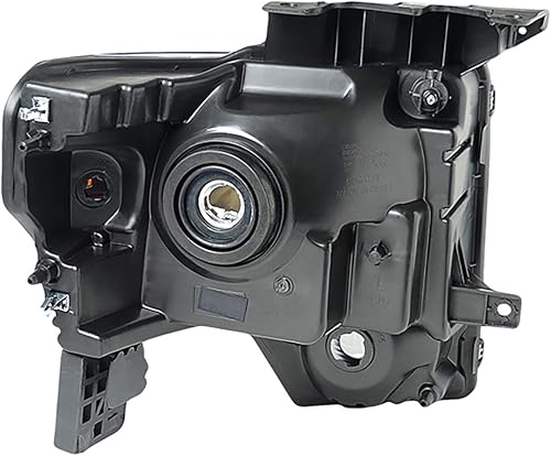 Miniatura 4 de DNA Motoring OEM-HL-0011-R reemplazo de la faro del lado del pasajero del estilo de la fábrica del cromo para 09-14 F150