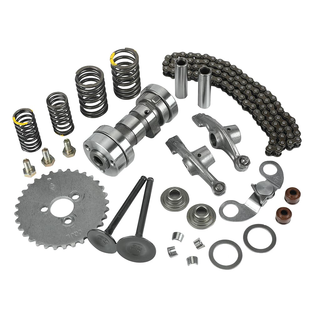 Pezzi di Ricambio per motociclette Molle di aspirazione e Catena a bilanciere per Motocicletta da 125 CC per Testata del Cilindro del Motore Orizzontale Lifan 125 Riparazioni Facili