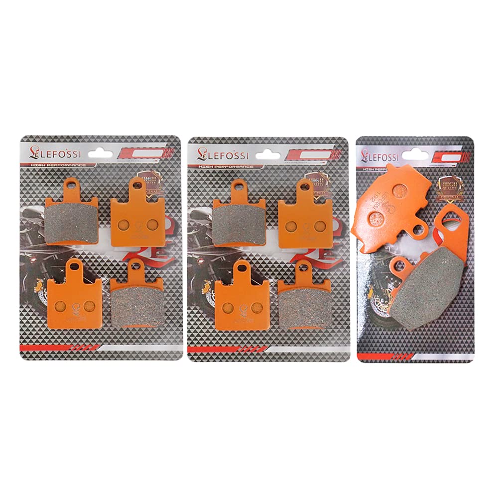 Motocicleta fibra de carbono Pastillas de Freno Delantero y trasero para Compatible con Kawasaki Ninja ZX6R ZX 600 ZX600 ZX-6R 2007-2014 FA417F FA192R