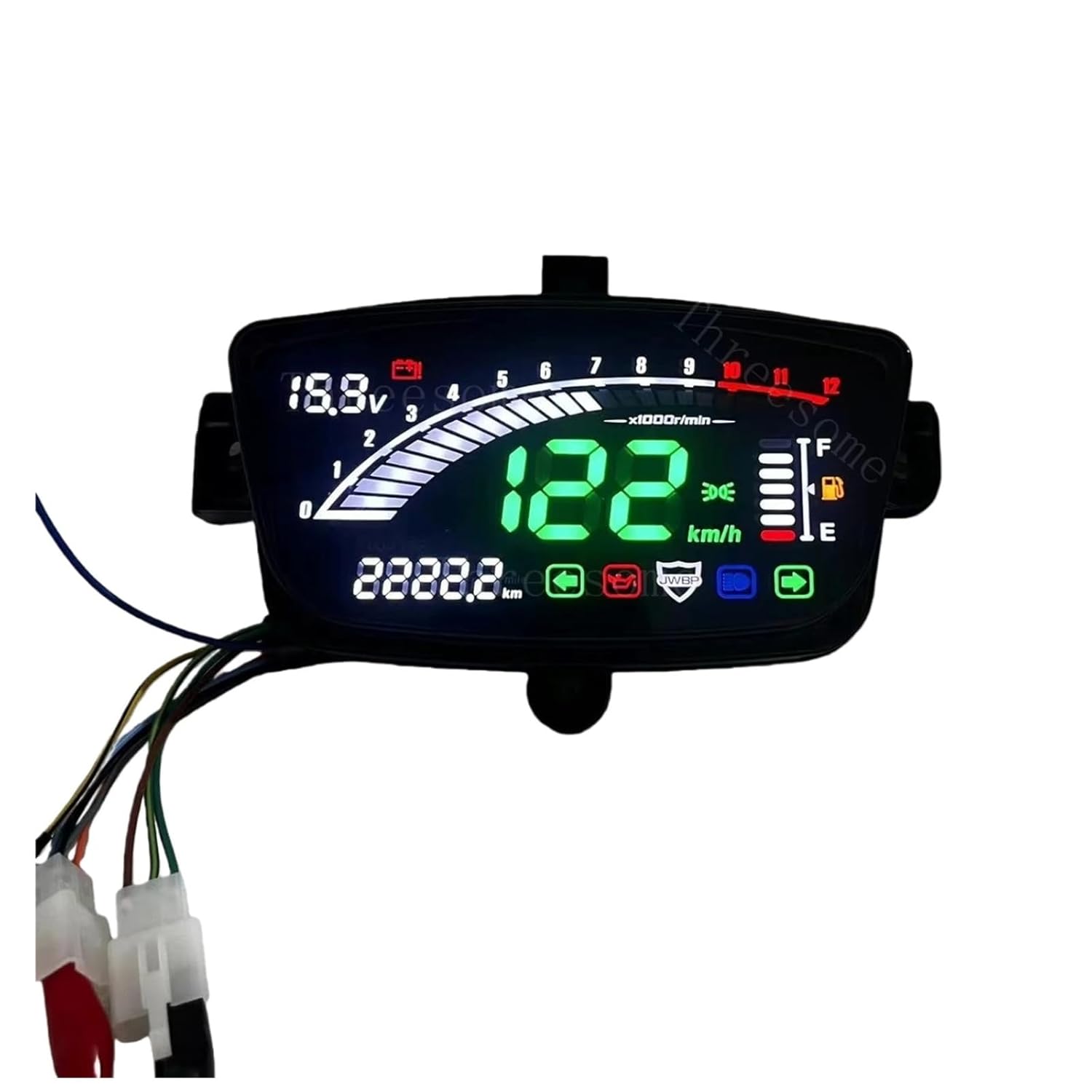 Motorcycle Speedometer Tachometer Motorcycle Digital Meter Assembly Speedometer Gauge for YA&MAHA BWS100 YW50 BWS 50 02-05 and 08-11