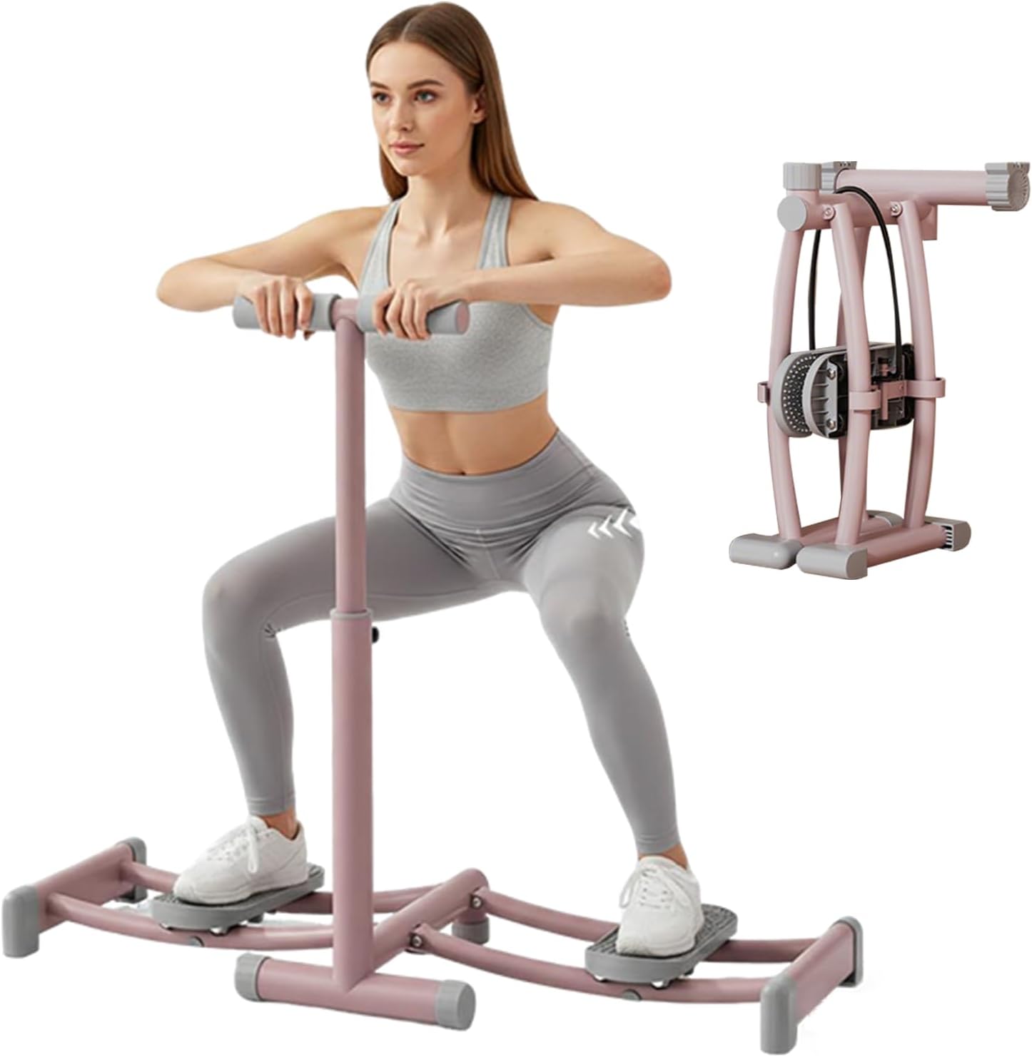 FITRI Ski Machine Leg Exerciser, Simulated Ski Trainer, Thigh Master for Women, Home Leg Pelvic Floor Muscle for Toning, Fitness, and Core Strength
