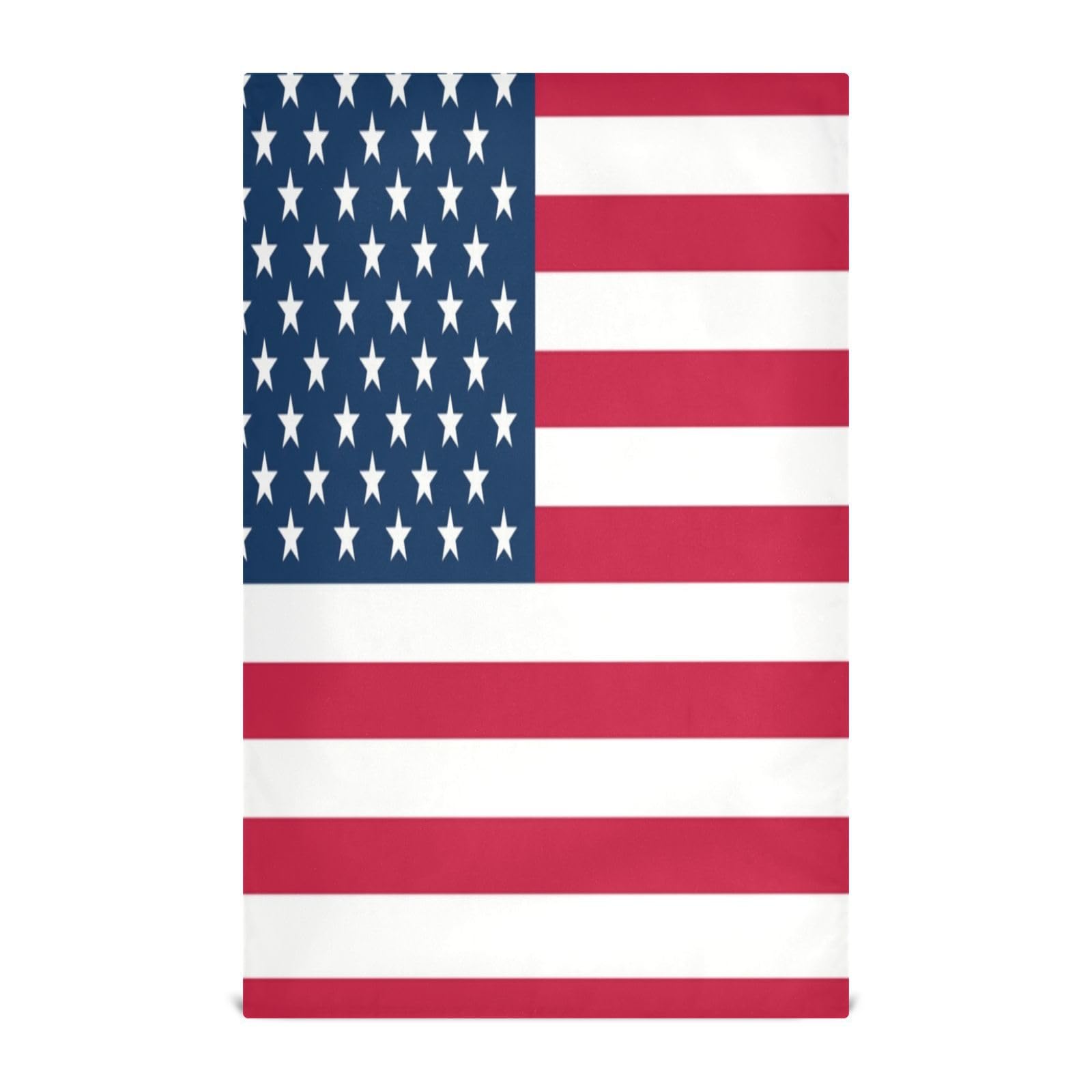 JUMBEAR Vintage American Flag Kitchen Dish Towel Soft Absorbent Reusable Dishcloths Hand Towel Tea Towels and Table Decoration Towels 28 x 18 Inch 4PCS
