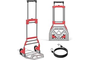 Goplus Carretillas de Carga Manual Plegable: Transporte sin Esfuerzo y Comodidad