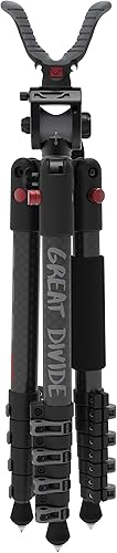 Miniatura 2 de BOG Great Divide Western Tripod with Lightweight Carbon Fiber Construction, Arca-Swiss Compatibility, Retractable Spikes, Adjustable Legs and