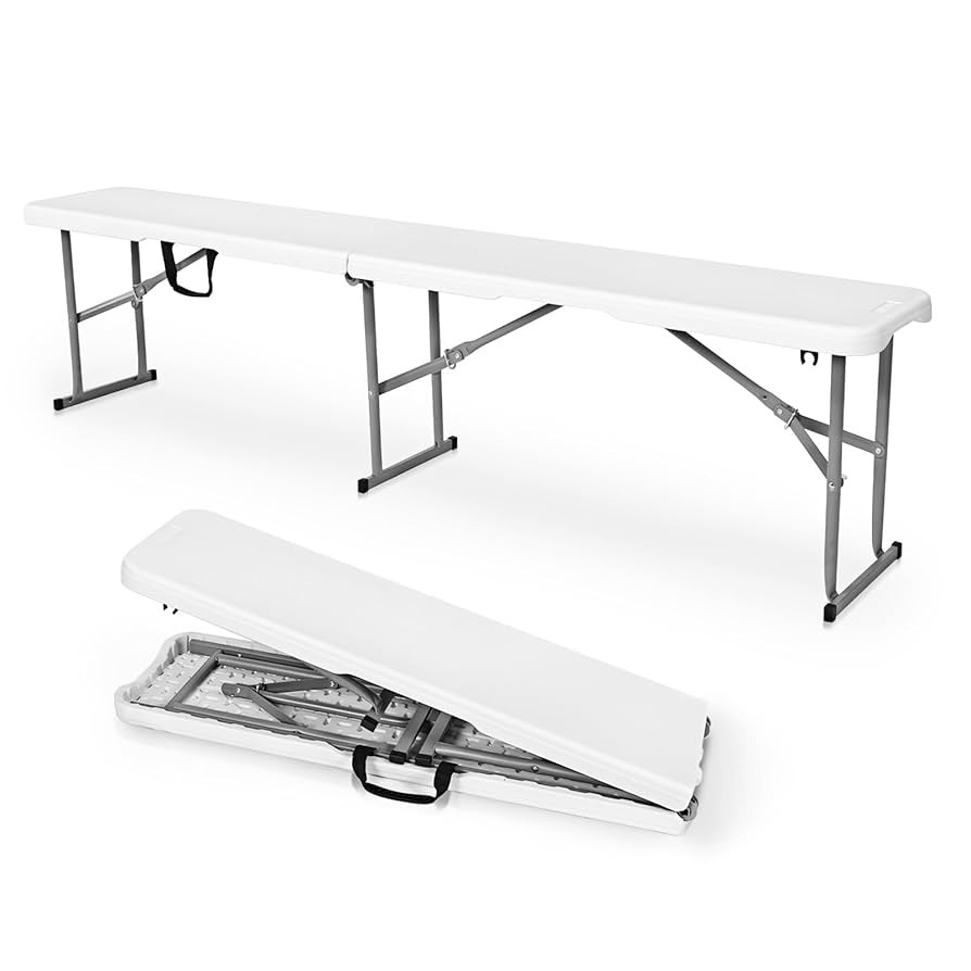 Ayana★WTW THE FOLDING BENCH Amazon.com: Byliable Folding Bench 6 Foot, Plastic Folding