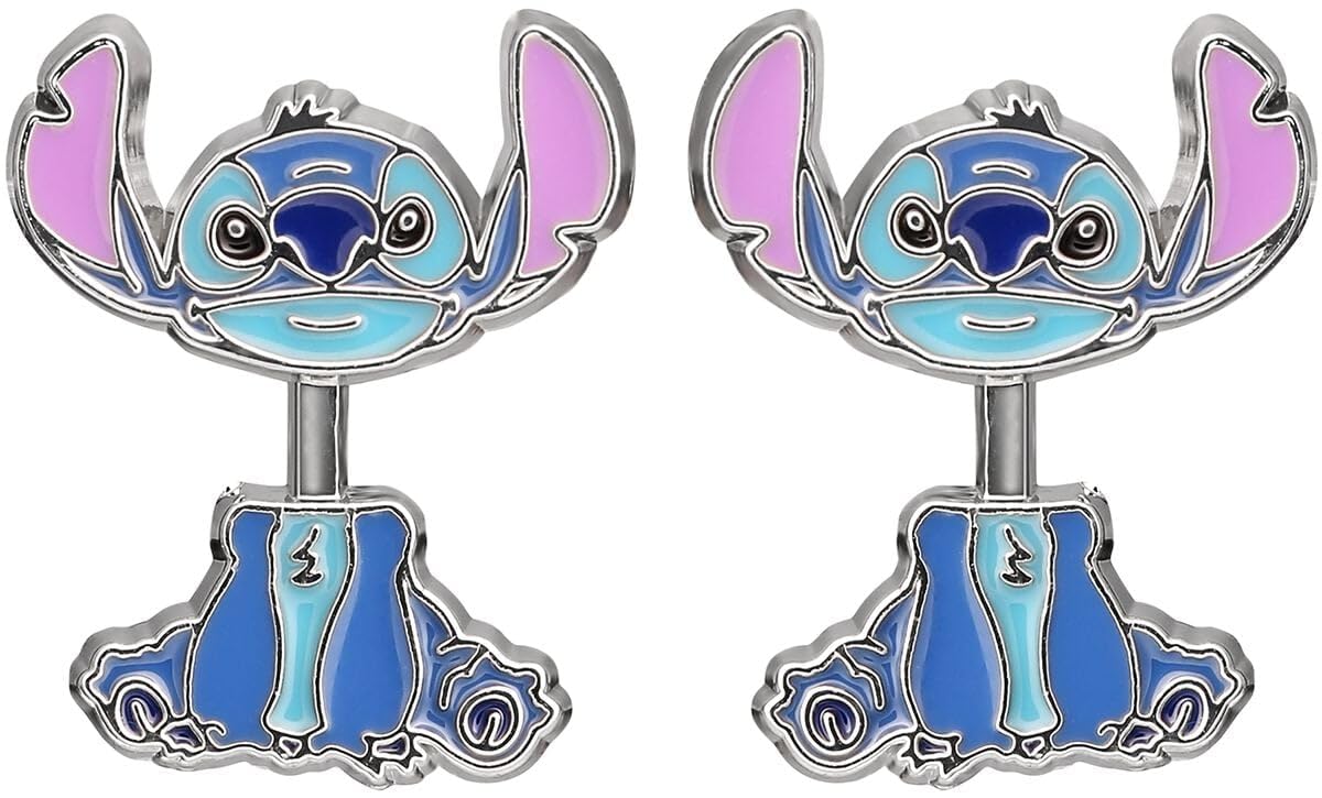 Lilo & Stitch Stitch Unisex Pendiente Plateado