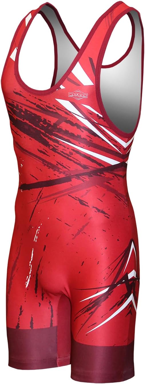 Matman USA The Breakdown Men's & Boy's Wrestling - Weightlifting - Exercise Singlet - Made in the U.S.A.