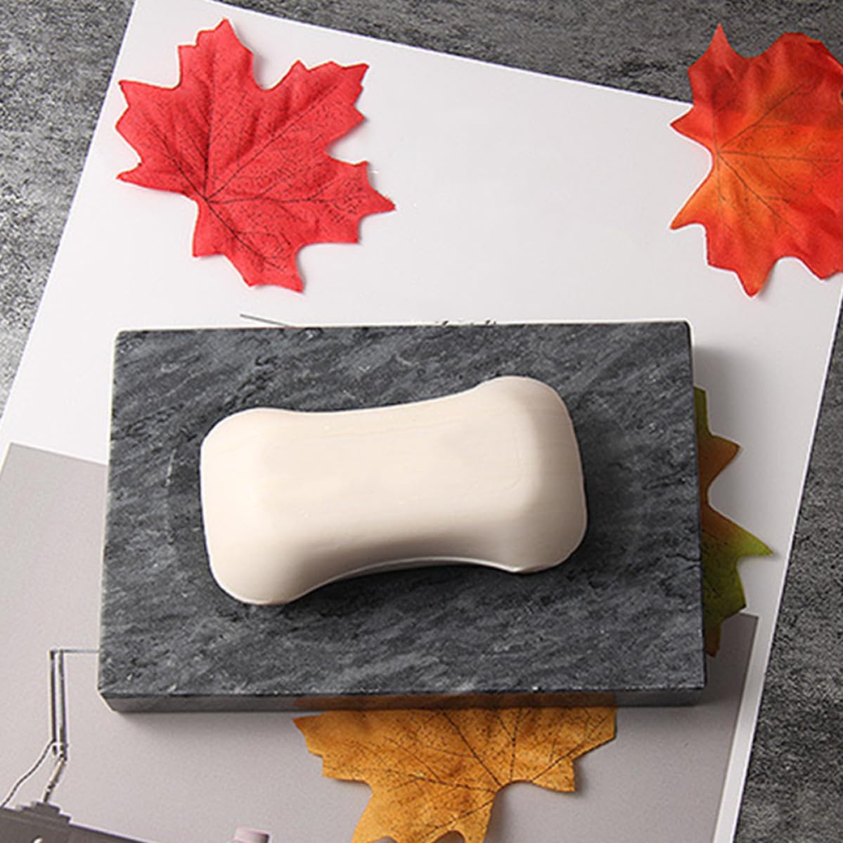 Jabonera Creativa de Mármol Minimalista para Baño y Cocina