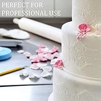 Vista 3 de Fnoko Tableros redondos a prueba de grasa para tartas, base circular blanca para tartas, 6/8/10/12 pulgadas, 5 de cada