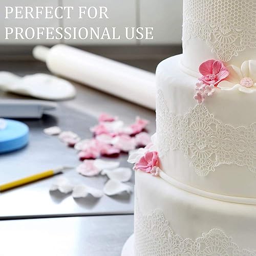 Miniatura 3 de Fnoko Tableros redondos a prueba de grasa para tartas, base circular blanca para tartas, 681012 pulgadas, 5 de cada tamaño