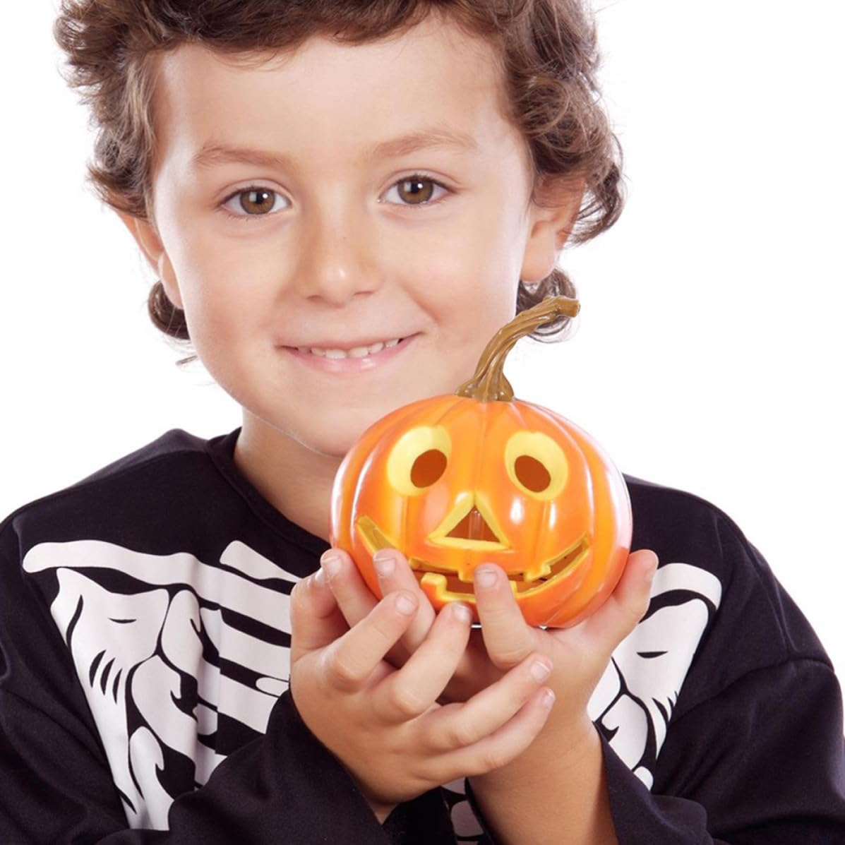 OSALADI 120 Pezzi Manico di Zucca Decorativo in Plastica Realistico e Vivido per Addobbi di Halloween e Festa del Ringraziamento, per Decorazioni Autunnali e Fai-da-te