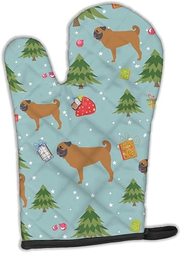Vista 435 de Caroline's Treasures BB4904OVMT Christmas Siberian Husky Oven Mitt Heat Resistant Thick Oven Mitt for Hot Pans and Oven, Kitchen Mitt Protect Hands