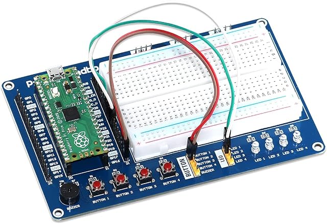 sb components Raspberry Pi Pico Board with Raspberry Pi Pico Breadboard Kit, Multi-purpose Raspberry Pi Pico Breadboard Kit
