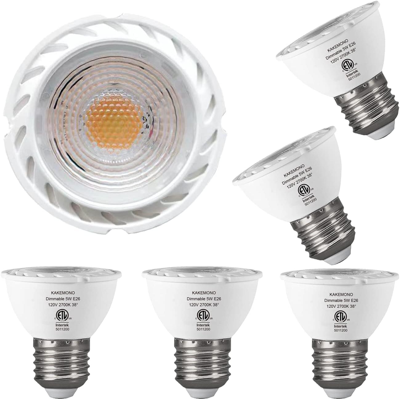 KAKEMONO PAR16 LED Bulbs Dimmable 5W Short Neck Track Spot Light