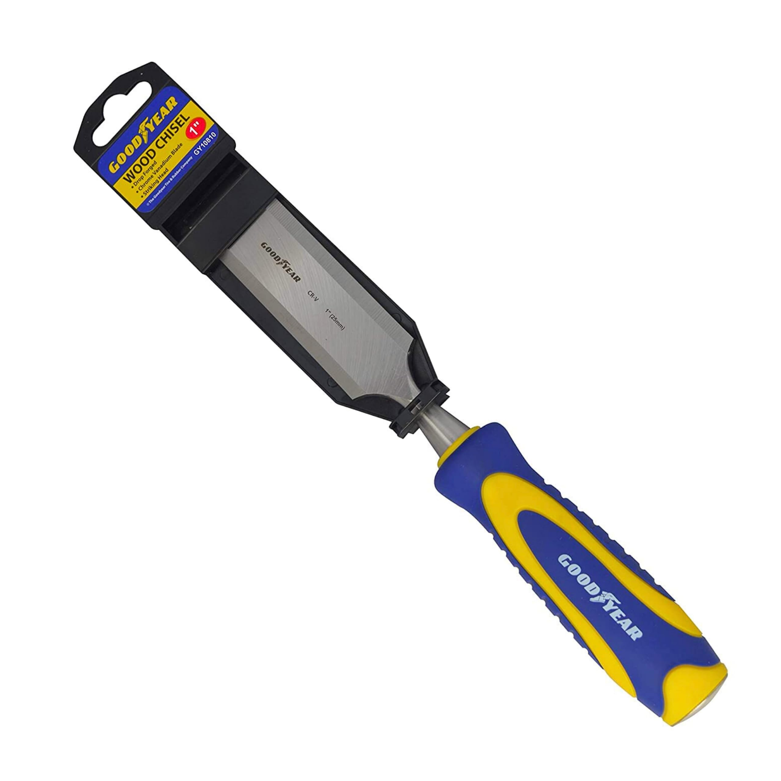 Goodyear Metal 1-inch Chisel with Striking Head (Blue and Yellow) (GY-10810) (B07B6LTJL9) Amazon Price History, Amazon Price Tracker