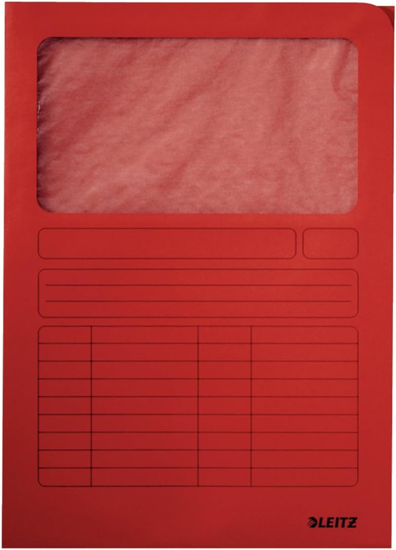 Leitz 39500025 Cardboard File Box File – Red (Red, A4, Portrait, 220 x 310 mm)