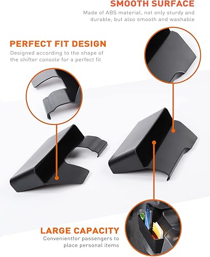 Miniatura 2 de Savadicar Caja de almacenamiento de cambios, bandeja de extensión de palanca de cambios de ABS compatible con Ford Bronco SUV 2021-2025, accesorios