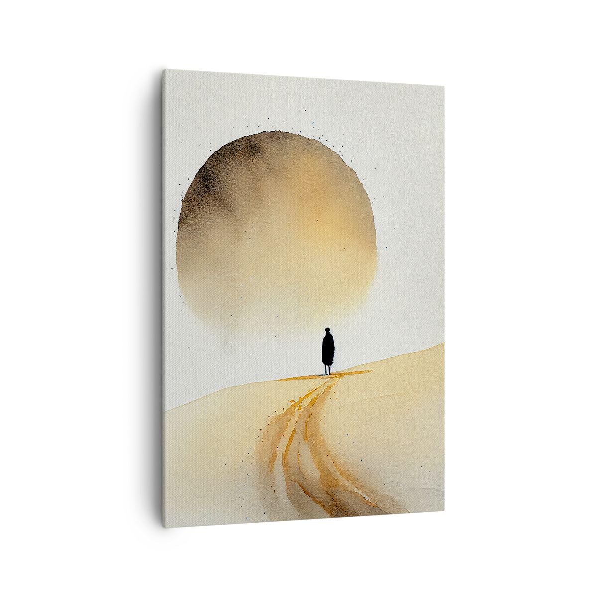 Cuadro Decorativo 70x100 cm Moderno Vertical Personas Paisajes - 6170 | Cuadro sobre Lienzo Grande Arte mural Decoración del Hogar Salón Dormitorio Cocina sobre Lienzo Cuadros de Pared Estilo