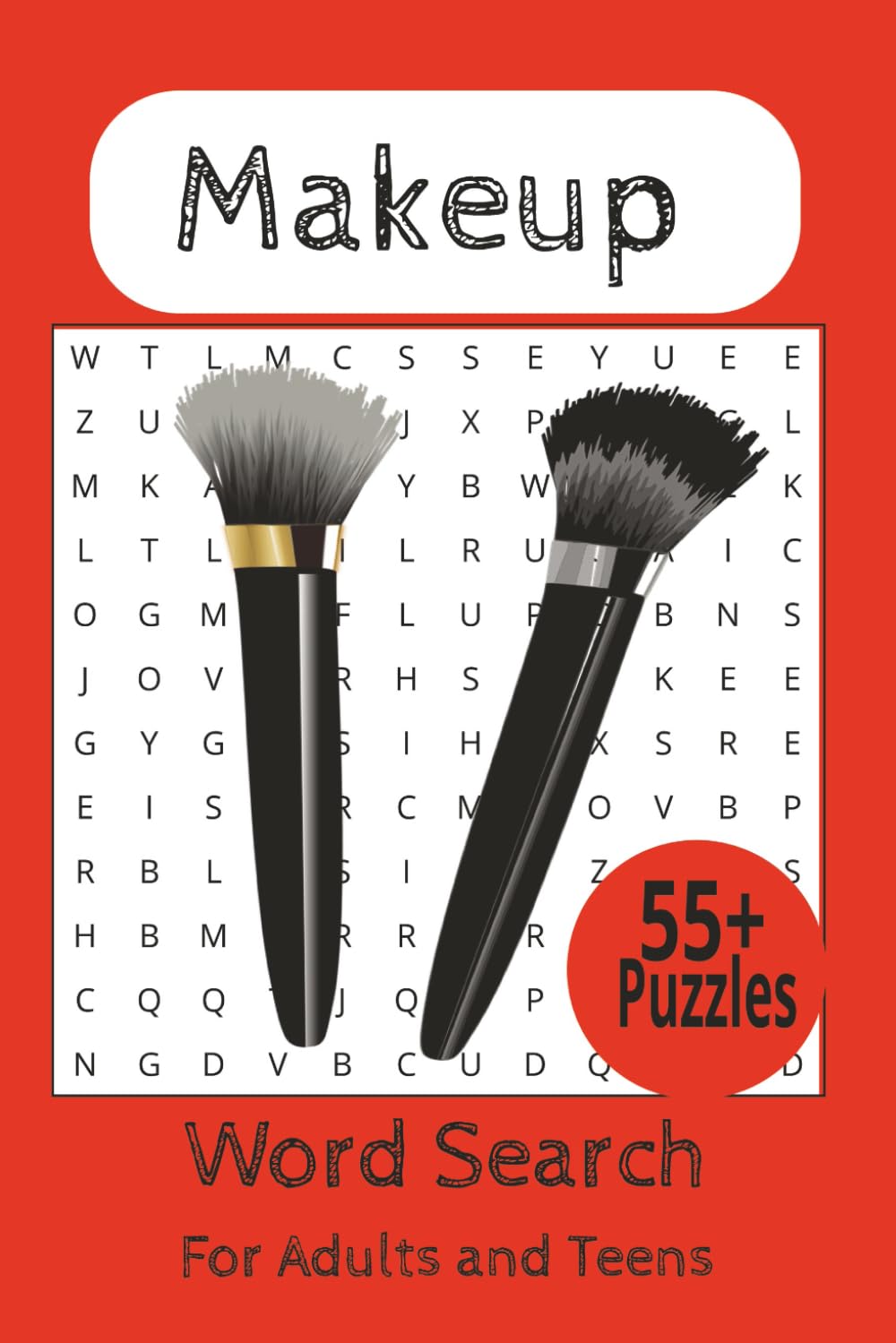 Face Makeup: Easy to read Face Makeup word search book |6x9 55+ puzzles| Great for vacation, downtime, Holidays, and road trips.