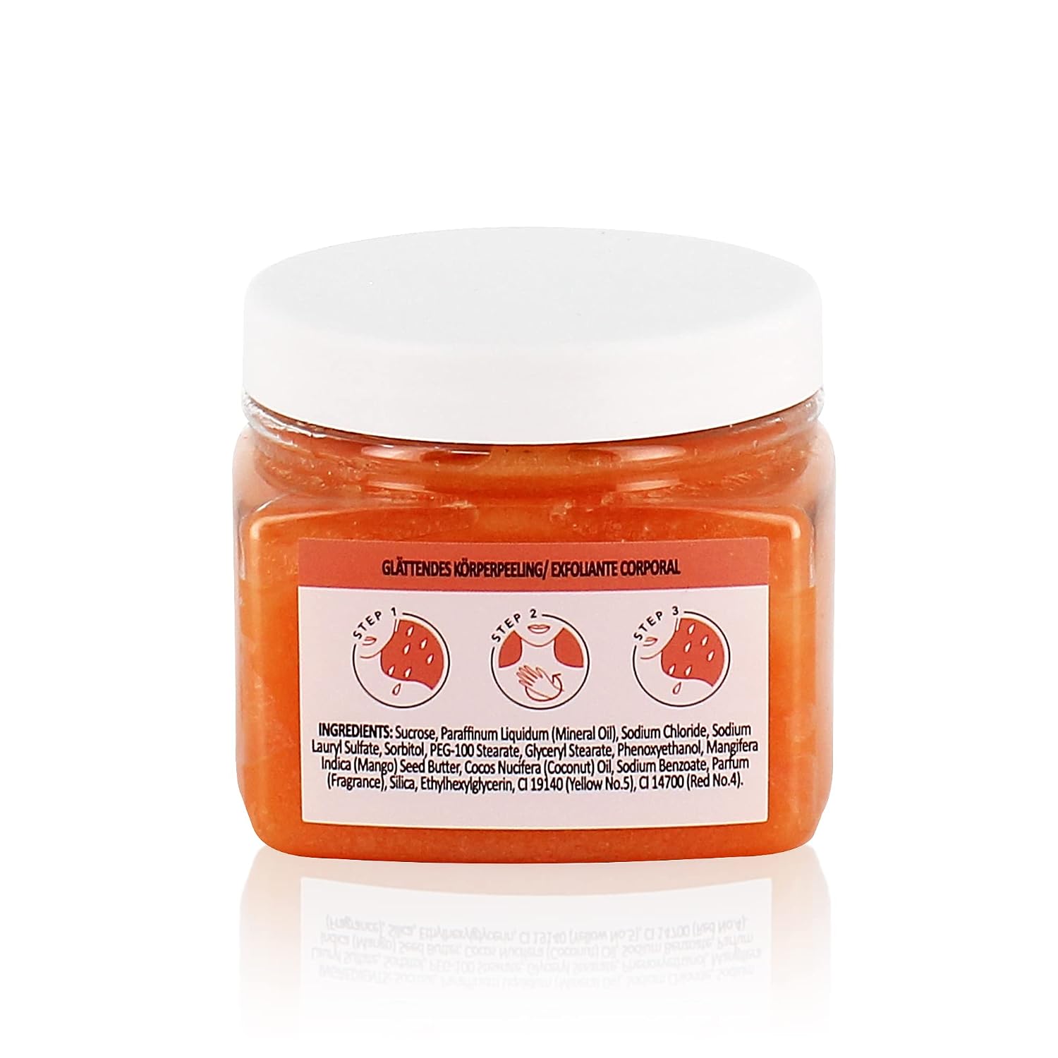Sunday Rain Body Scrub - Mango and Coconut - Exfoliating Body Scrub - Made with Mango and Coconut Oil - Natural Sugar Exfoliant - Vegan - 9.3 oz