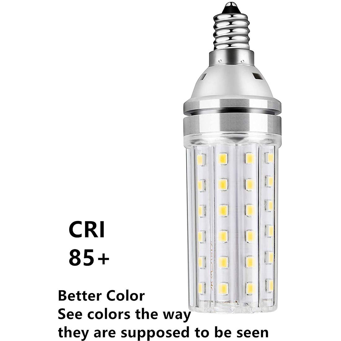 Lampadine LED Corn E12 La Lampadina LED È Equivalente A 150 Watt 15W Lampadina LED Portacandele Watt 1500Lm Luce Diurna Bianca 6000K Lampadina LED Lampadina Decorativa Base Candela,E14 16w,10pcs