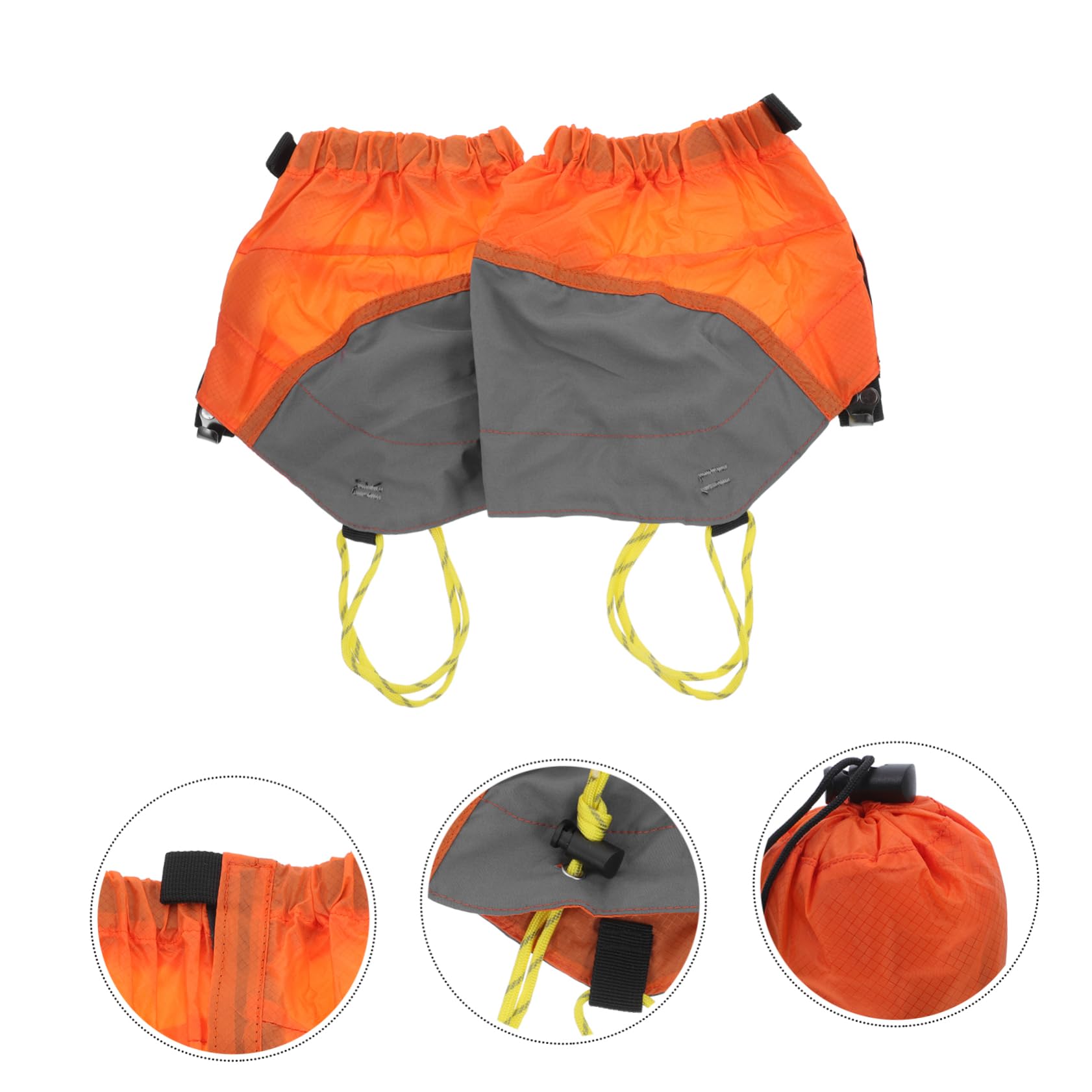 BESPORTBLE 3 Piezas Par De Polainas para Correr Cubiertas De Zapatos Polainas Al Aire para Botas De Senderismo Polainas para Caminar Al Aire Polainas para Piernas Mochila De