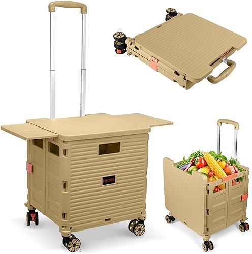 Carrito plegable portátil con ruedas carrito para profesores con tapa magnética cubierta telescópica resistente al desgaste rueda giratoria de 360