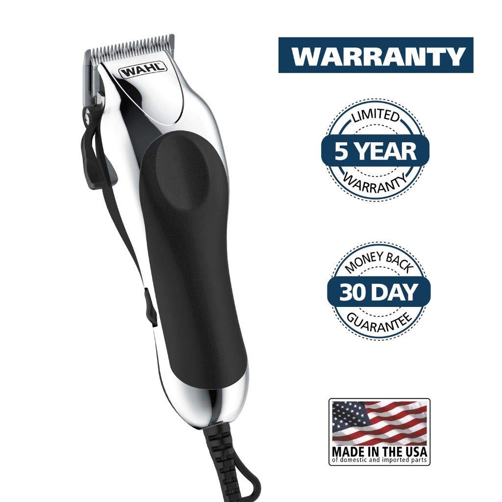 Wahl Chrome Pro Complete Haircutting Kit for Men – Powerful Total Body Clipping, Trimming, & Grooming - Model 79524-2501 : Beauty & Personal Care