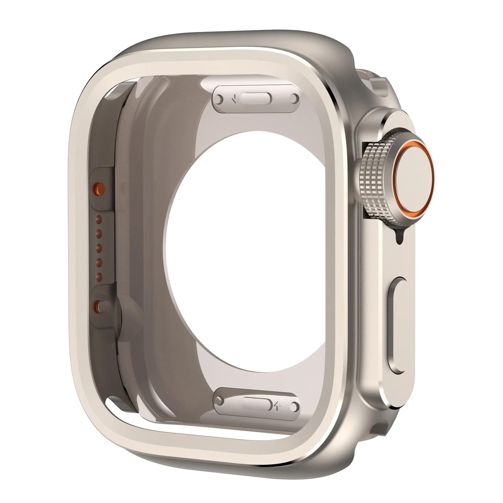 Cadre pare-chocs Apple Watch 10 46mm coque iWatch look Ultra 2 49mm métal