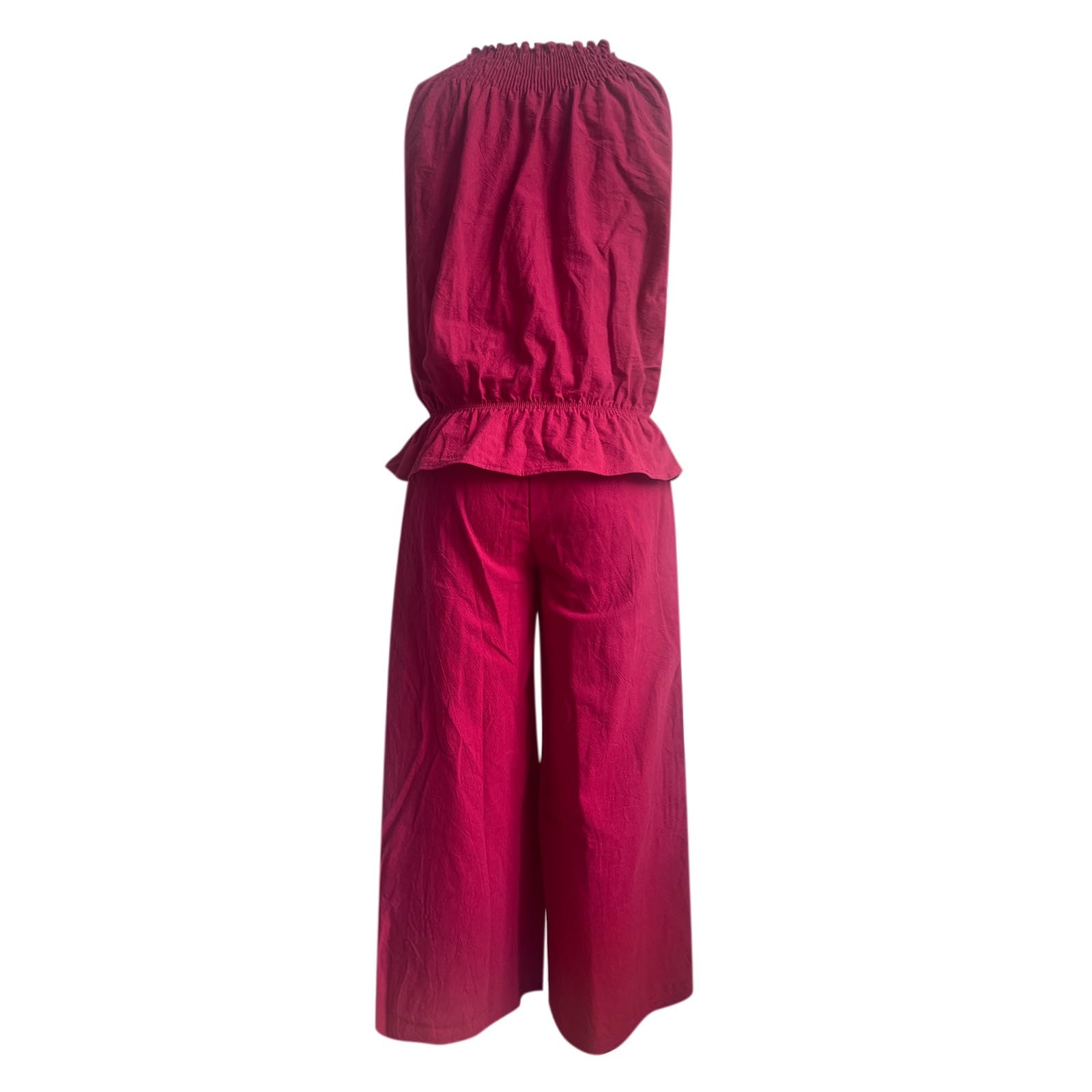 Conjunto Mujer Verano 2 Piezas Moda raje de Primavera Ligero Chndal Blusa Pantalones Ropa Playa Vacaciones Deportivo Casa Trabajoconjuntos mujerLimpio y Profesional