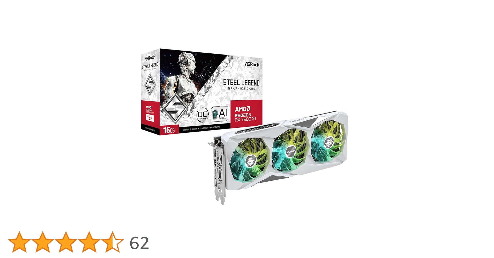 Amazon | ASRock Radeon / RX7600XT 搭載 グラフィックボード GDDR6