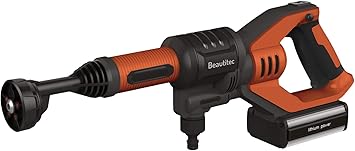 Amazon Beautitec コードレス洗浄機kb007 Org タンクレス 自吸式 水道蛇口給水 軽量 パワフル スマート収納 組み立てカンタン 高圧洗浄機 高速充電 1年保証 高圧洗浄機本体