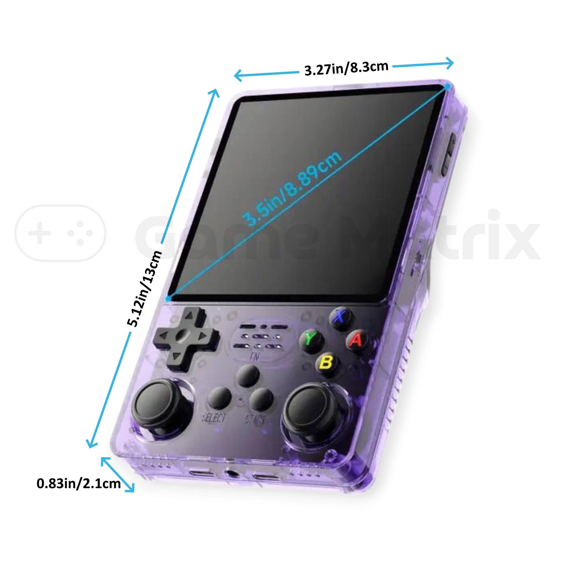 R36S Retro Handheld Video Game Console – up to 512GB, 100K Classic Games, Dual RAM Chips, 3.5" HD Screen, Linux OS, Fast Dispatch, QC Verified — view 6