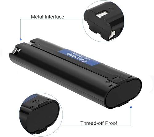 Miniatura 4 de Exmate Batería de repuesto Ni-MH de 72 V 35 Ah compatible con Makita 7000 7002 7033 191679-9 632002-4 632003-2 192532-2 192695-4 6010D 6172D