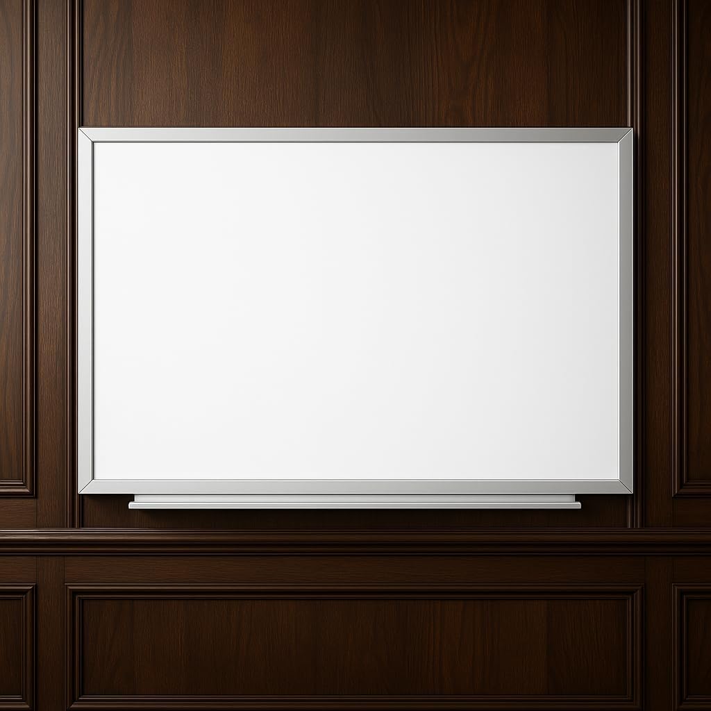 Whiteboard with Aluminium Frame, 80 x 60 cm