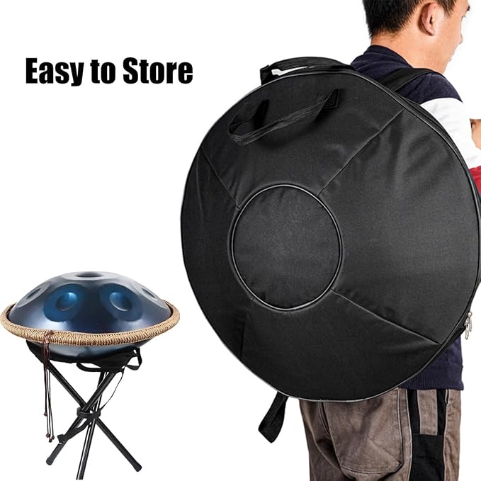 Tambor Handpan de 22 Pulgadas para Adultos con Soporte miniatura 3