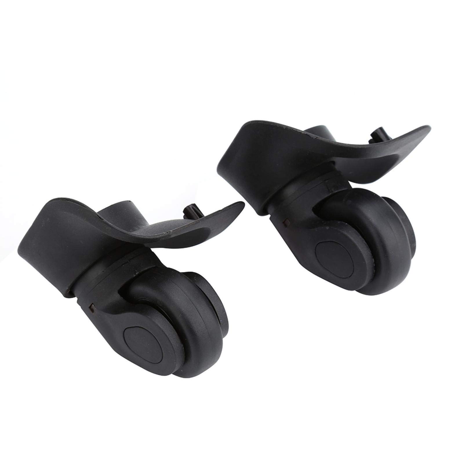 Dilwe 2pcs / Set de Roues, Accessoire Universel de Valise de Roues de Rouleau Unique de Bagage Autres Fournitures de Camping d'alpinisme