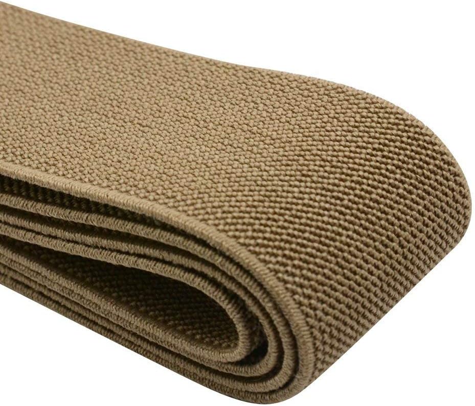 1.5-Inch Wide Colored Double-Side Twill Woven Elastic,2 Yards,Black 32110